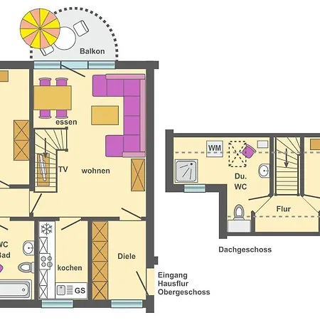 Apartment Freesenbruch 3 4 - Zum Zeesenboot *